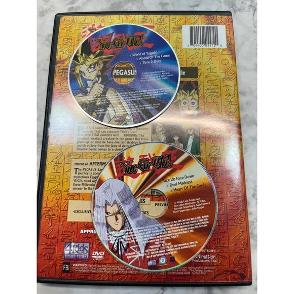 Yu-Gi-Oh DVD Set Match of the Millenium Part 1 and 2 Yugi vs. Pegasus 1996 - Picture 5 of 5